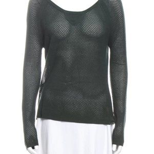 Rag & Bone Perforated Mesh Sweater Womens XS